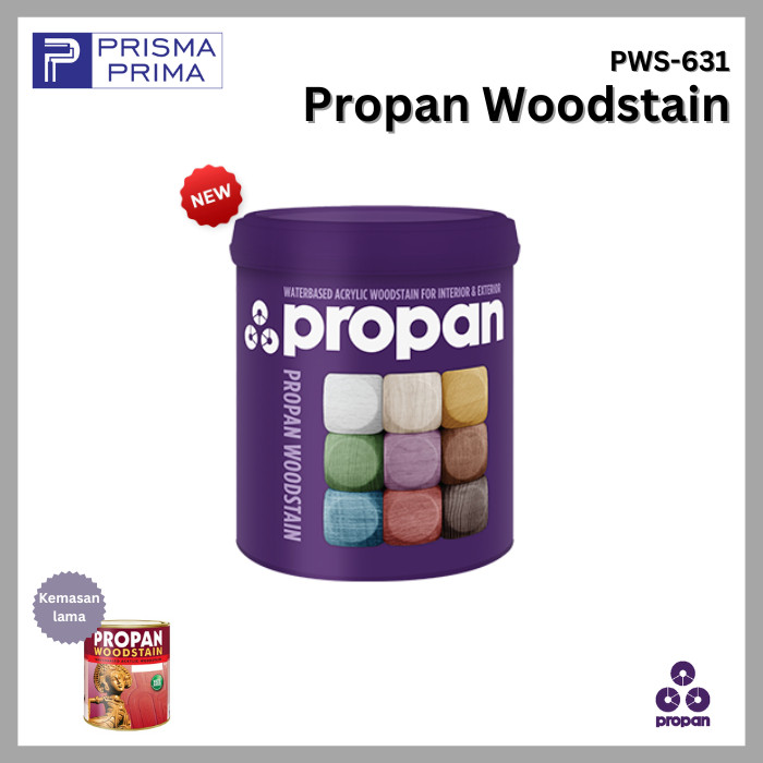 Cat Kayu Propan Woodstain PWS-631 Politur Plitur Waterbased Wood Stain Water Base