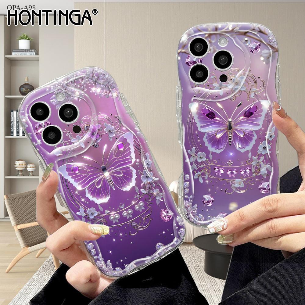 Hontinga Casing Hp Untuk OPPO A5 A5I A60 A79 A98 A7 A5S A11K A12 A3S A12E A15 A15S A16 A16S A16K A16
