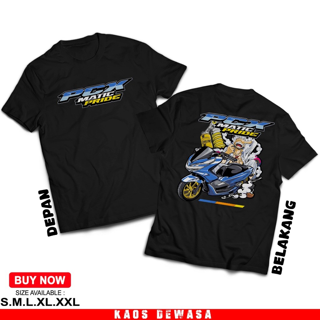 Kaos Racing PCX Matic Pride - Baju Racing PCX - Nyaman dan adem Unisex