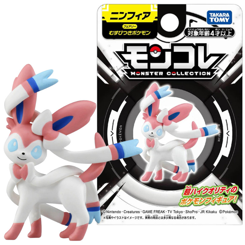 Original Takara Tomy Pokemon Umbreon Eevee Sylveon Vaporeon Sylveon Figure Toys Anime Flareon Espeon