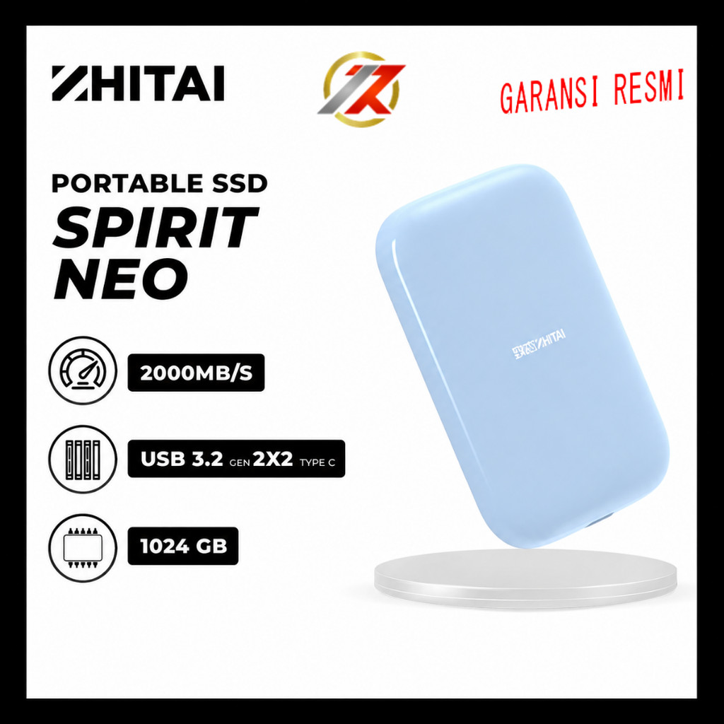SSD Portable ZHITAI PORTABLE SSD Spirit Neo 1TB 2.000 Mb/s | SSD Portable Magnetic ZHITAI Spirit Neo