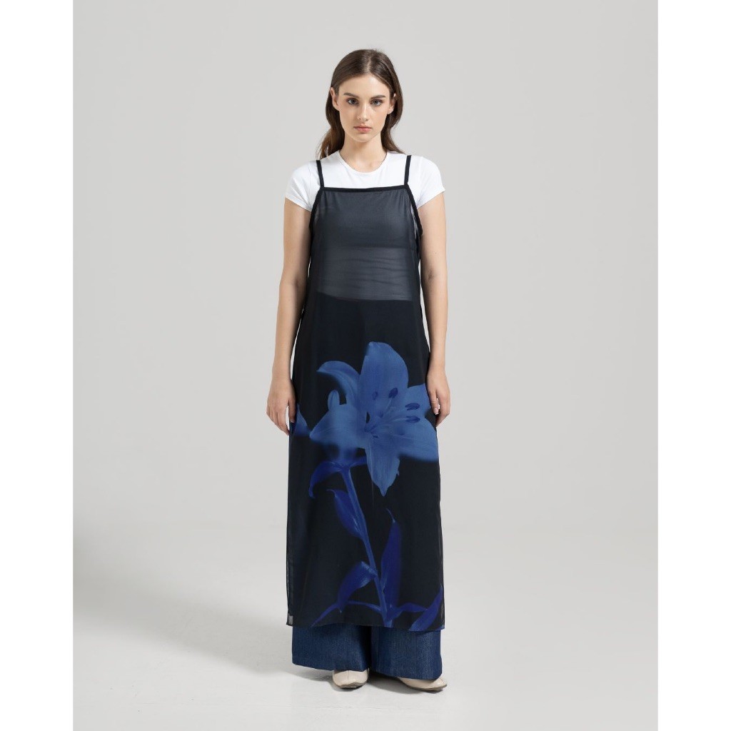 TUFF PUFF - BERBUNGA DRESS BLACK - DRESS SUMMER - DRESS CERUTI