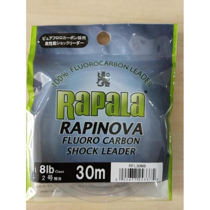 SHOCK LEADER RAPALA RAPINOVA 100% FLUOROCARBON - 8lbs