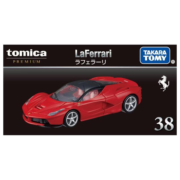 Tomica Premium 38 LaFerrari Black & Red - Merah