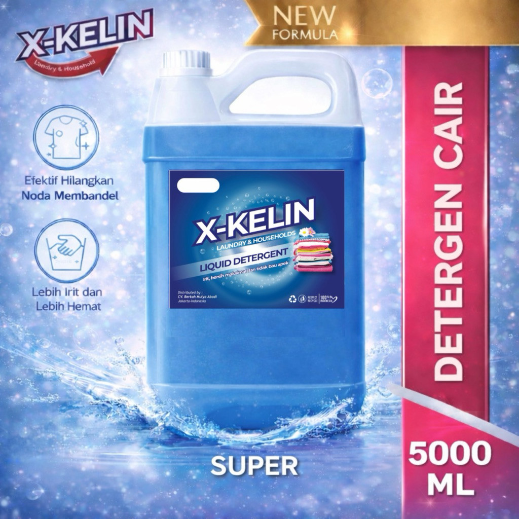 Deterjen Laundry X-Kelin 5 Liter Super Wangi