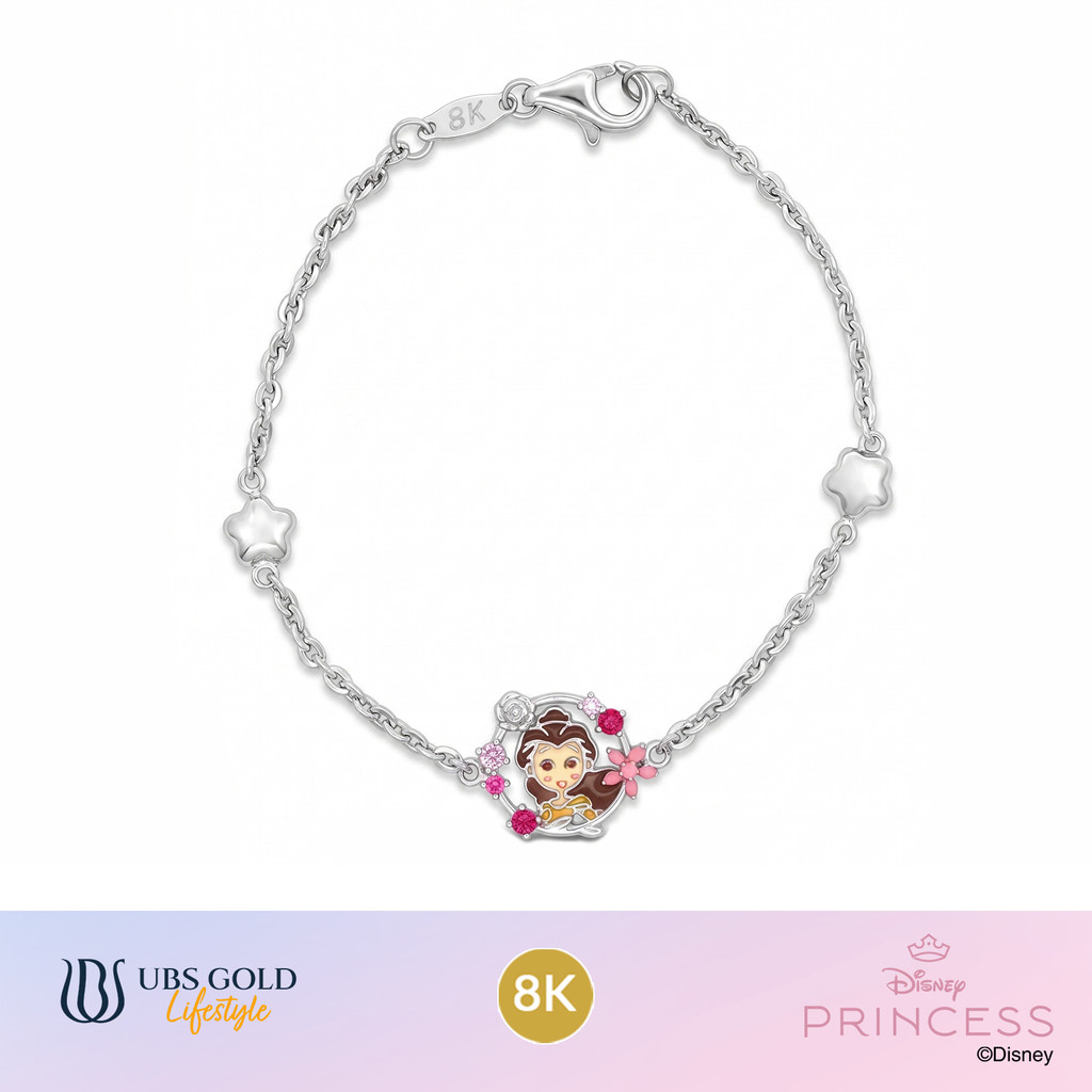 UBS Gold - Gelang Emas Anak Disney Princess Belle - 8K - Hgy0220k