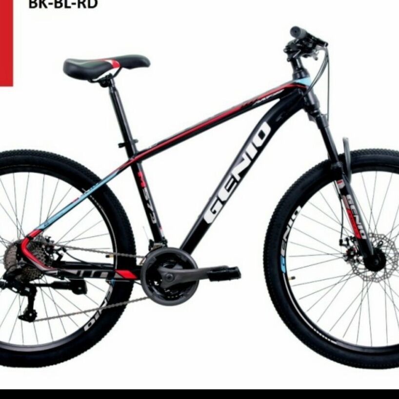 Sepeda Gunung Dewasa 27.5 inc genio M-573 alloy 27 speed rem oli hidrolik