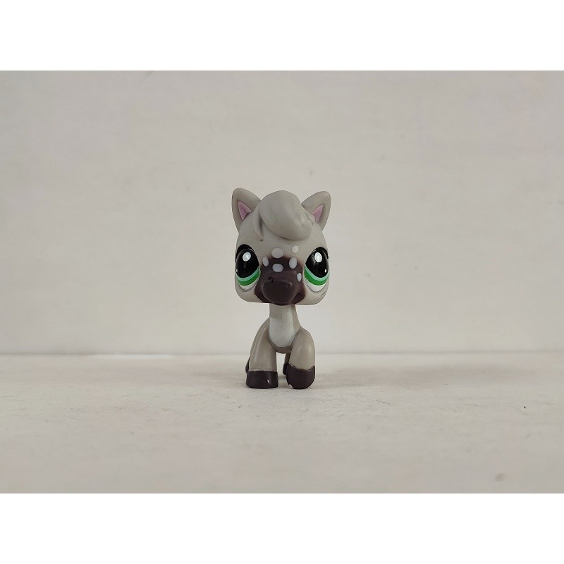 LPS Toys Rare Pet Shop Grey Horse Green Eyes Figure # Toy