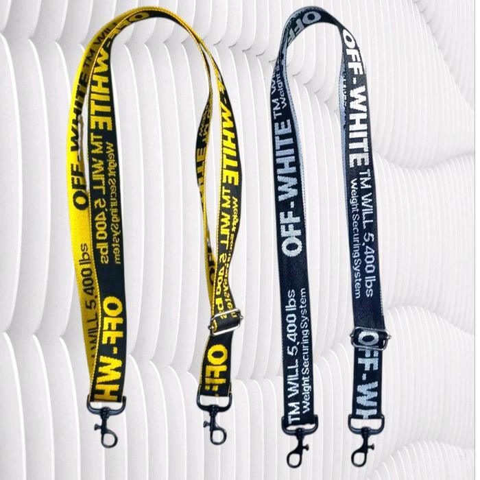 tali selempang tas wanita - hitam putih