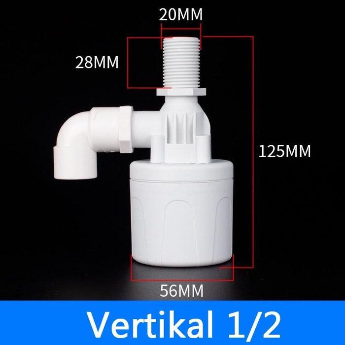 Keran Otomatis Mengapung Kontrol Air Mengapung / Pengontrol Ketinggian Air Otomatis / Sensor Pelampu