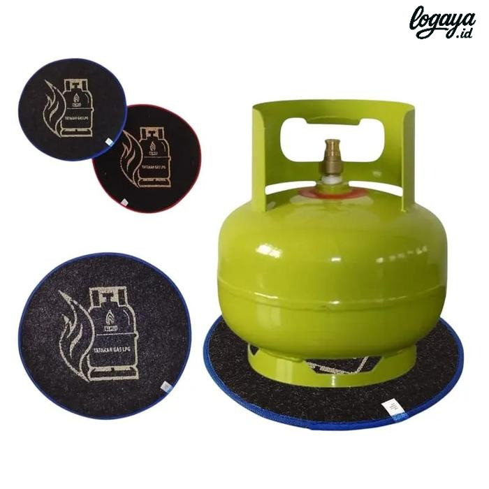 Alas Tatakan Gas LPG Bulat – Alas Karpet Anti Selip Serbaguna untuk Dapur