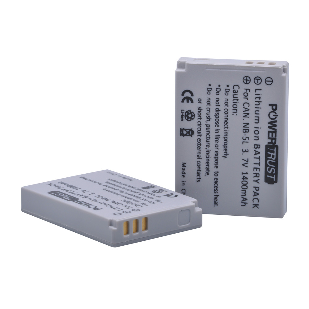 1400mAh NB-5L NB 5L NB5L Camera Battery For Canon S110 SX200 SX210 SX220 SX230 IS HS IXUS 850 870 80