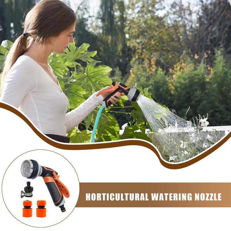 Garden Watering Nozzle Water Hose Spray Nozzle High Pressure Nozzle Sprayer Heavy Duty Hose Head Hos