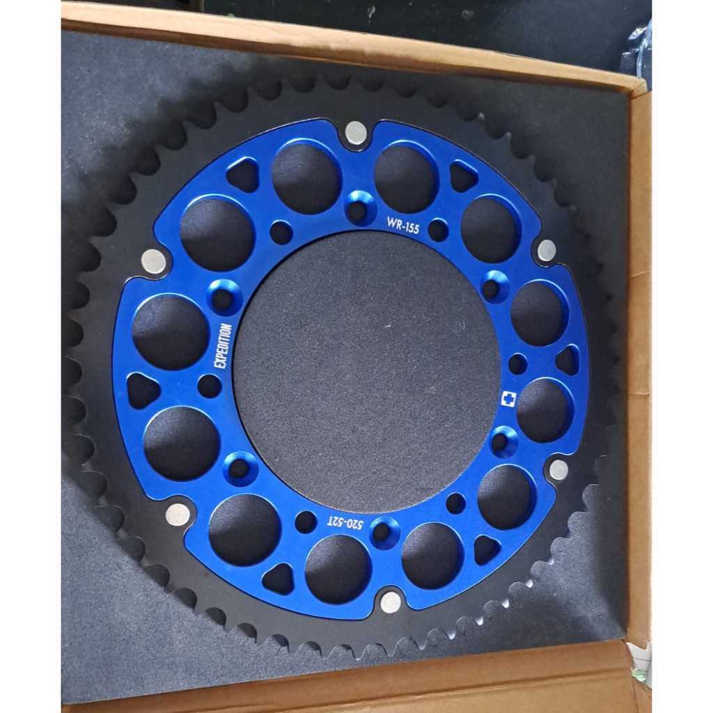 Gear YZ cnc Gear WR155 YZ125 YZ250 cnc expedition size 52 Gear