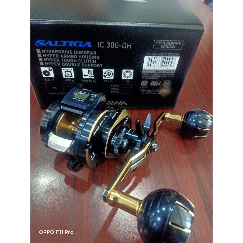 Reel OH Daiwa SALTIGA IC 21 | Original | Garansi resmi | Saltwater | Jigging | Over Head | Pilih Uku