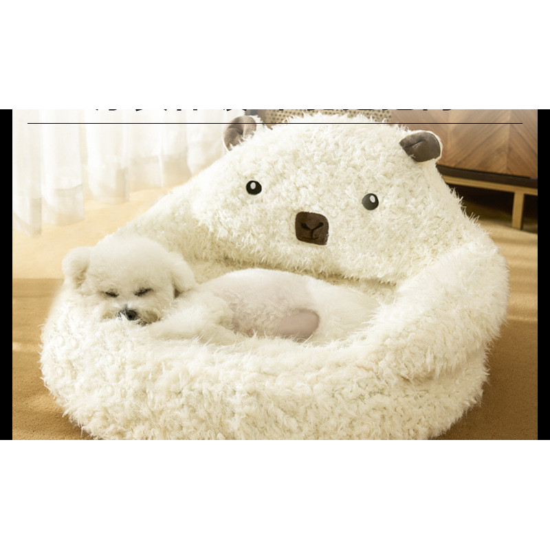 Tail Planet COD  Tempat tidur anjing baru, tebal dan hangat, tempat tidur kucing, alas hewan pelihar