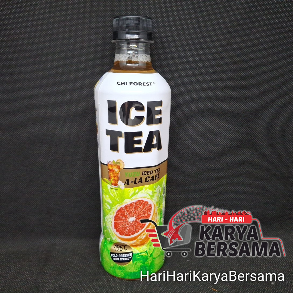 MINUMAN RINGAN CHI FOREST ICE TEA YUZU A-LA CAFE 450ML