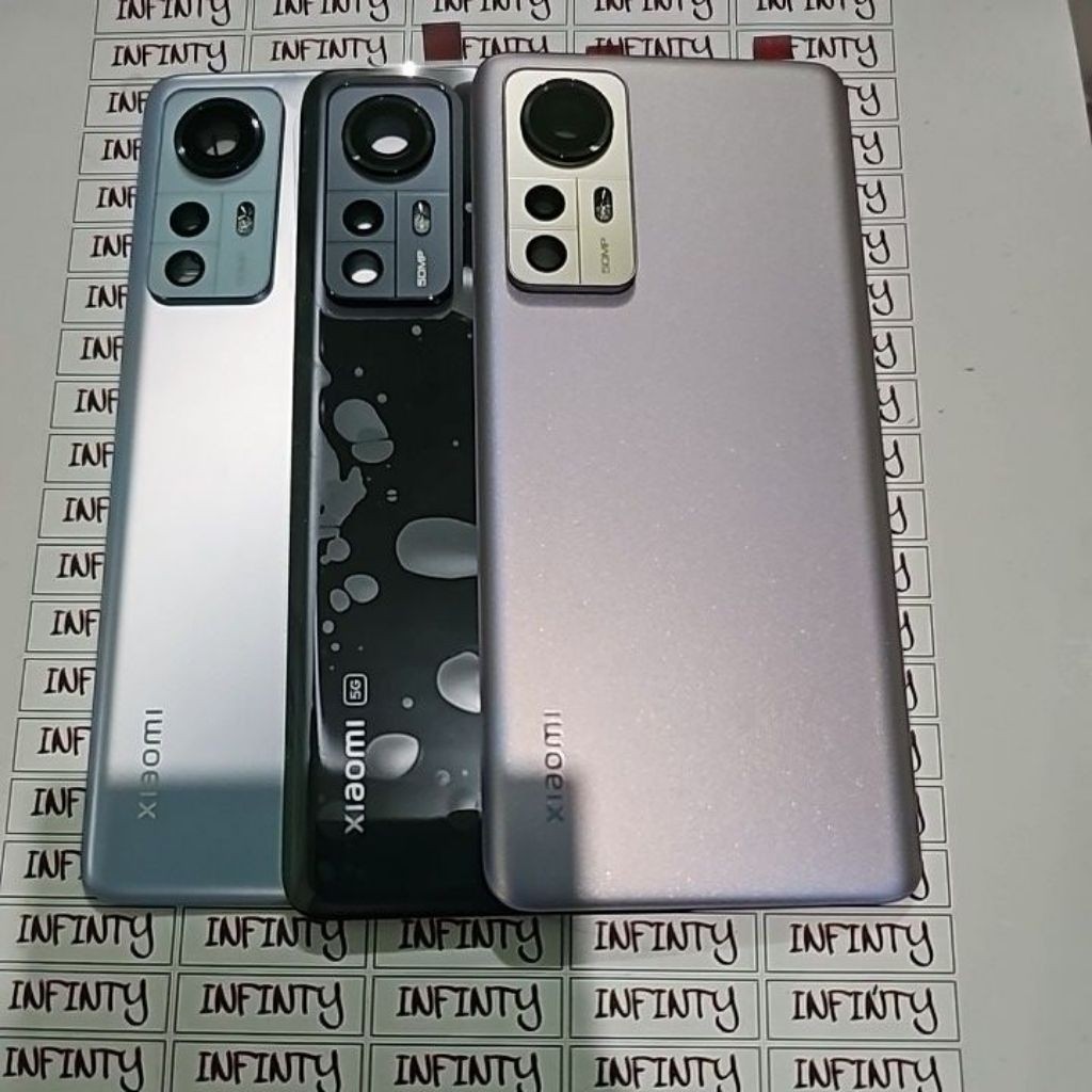 Backdoor Original Xiaomi 12 Hitam Global (COD)