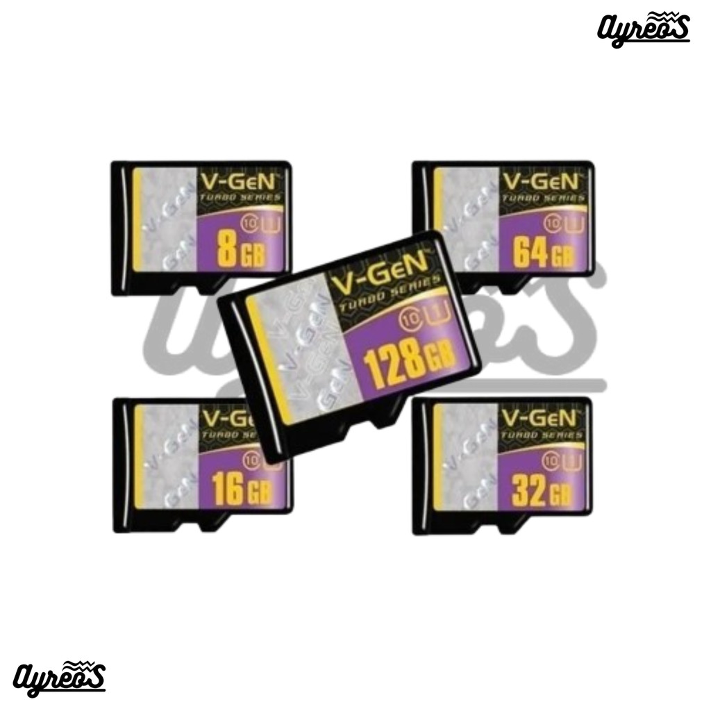 Vgen Turbo 8GB 16GB 32GB 64GB 128GB Memory card Class 10 Original Kartu Memori V-Gen