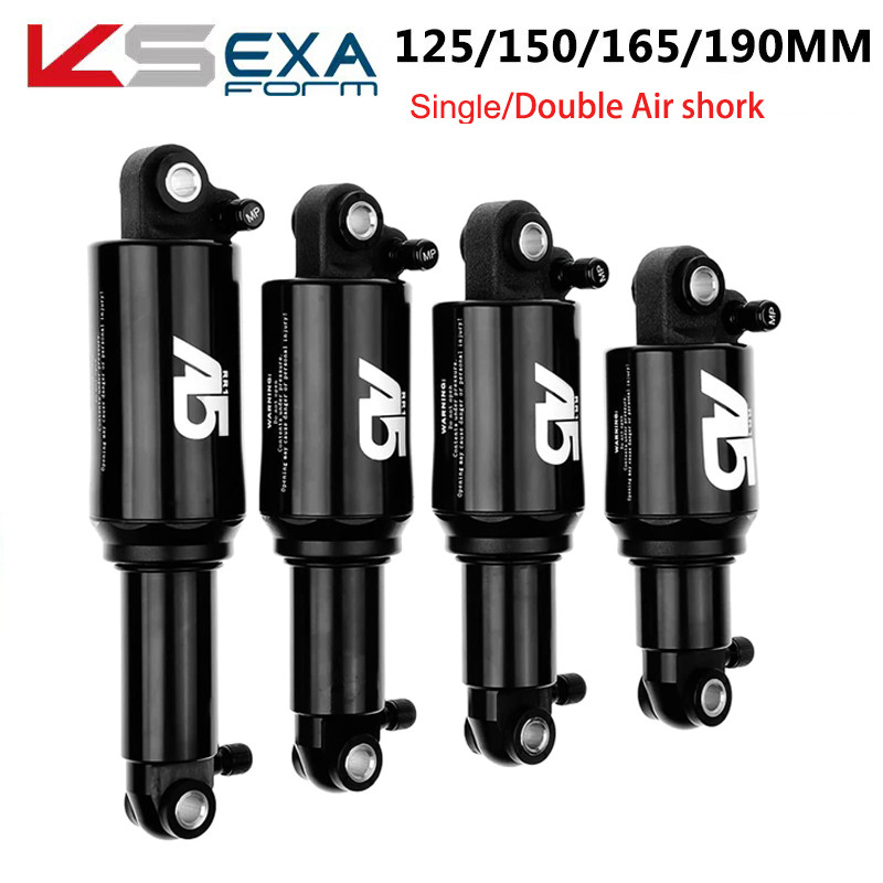KS  EXA Form A5  Mountain Bicycle Rear Shocks 125/150/165/190mm Single or Double Air amber Shock MTB