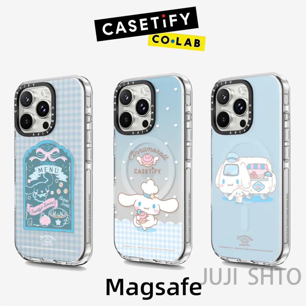 Original CASETiFY Magsafe Casing Ice Cream Transparent Hard Phone Case For IPhone 16 ProMax 16Pro 15