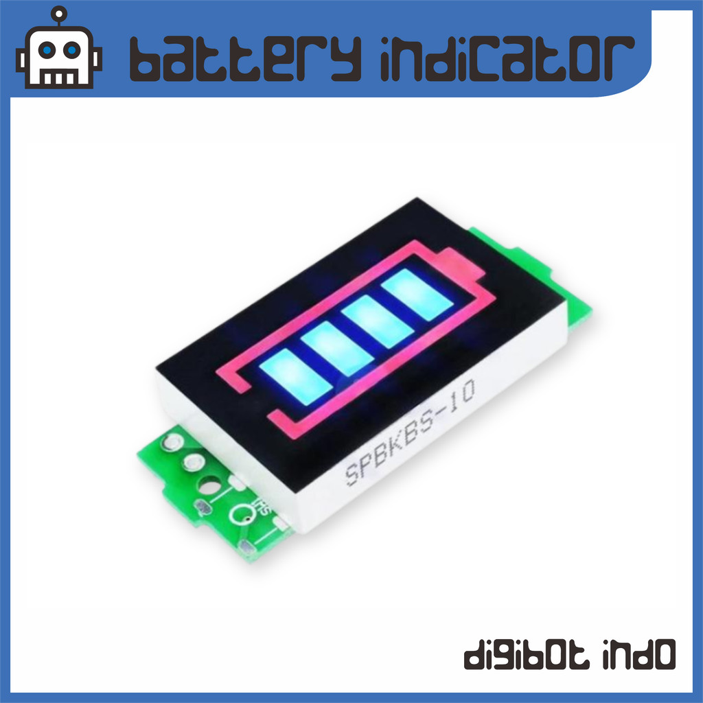 Modul Indikator Baterai Lithium 1S/2S/3S/4S