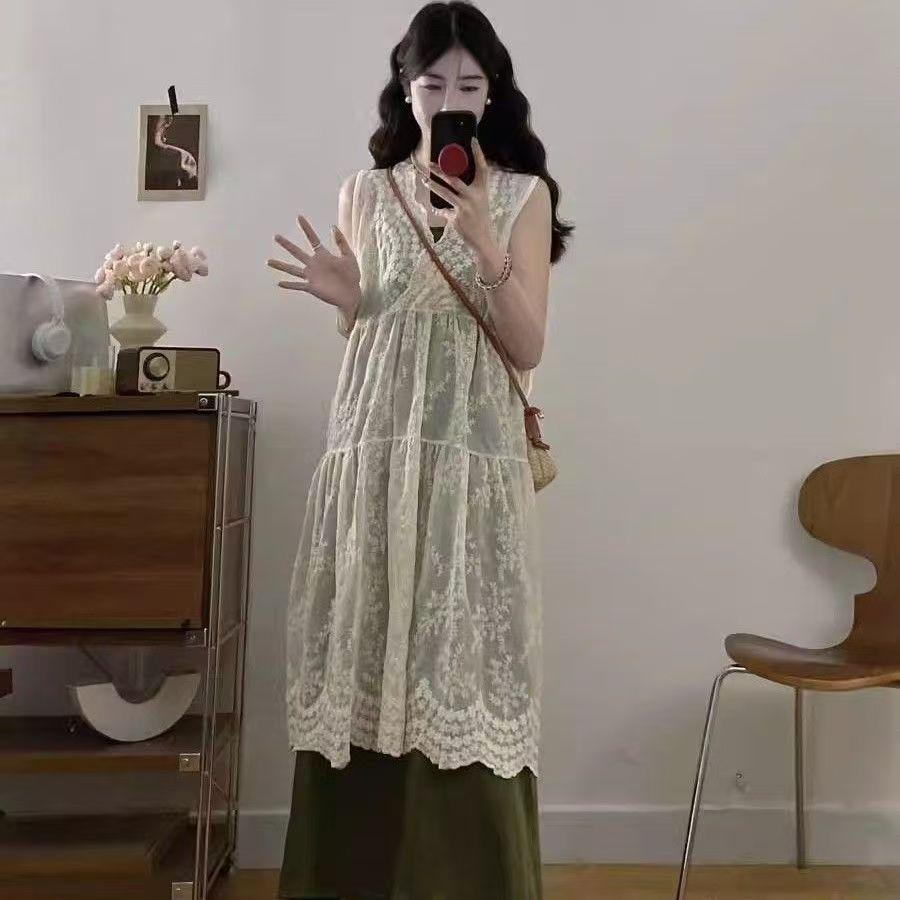 Rompi Brokat Lace Model Dress Wanita Elegan Cocok UntukAcara Spesial K062