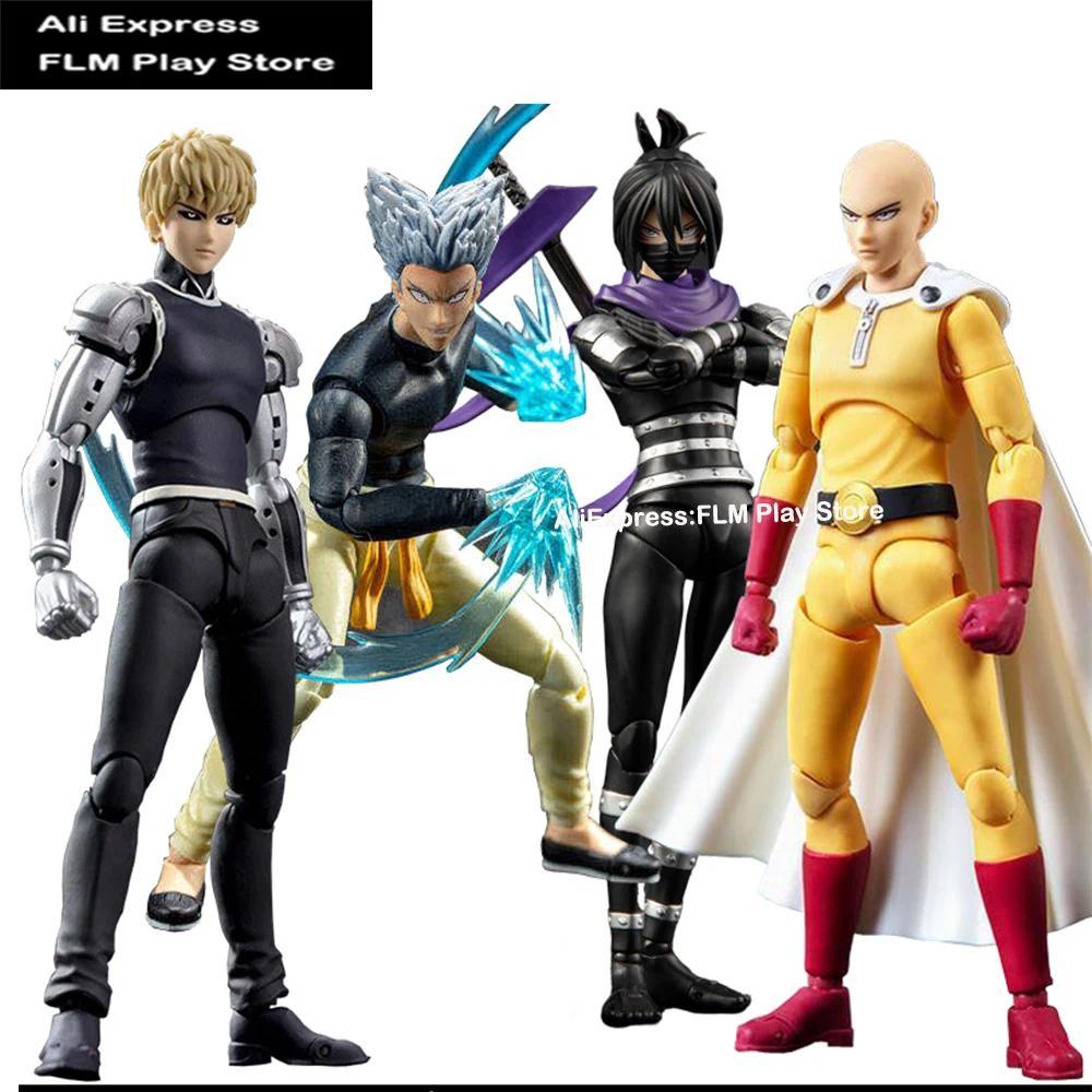 In Stock New Original Greattoys GT 1 Pun Man Saitama Speed Sonic SHF 1/12 PVC Action Figure Anime To