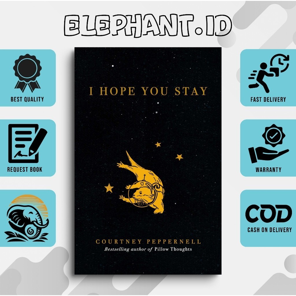I Hope You Stay by Courtney Peppernell . Softcover