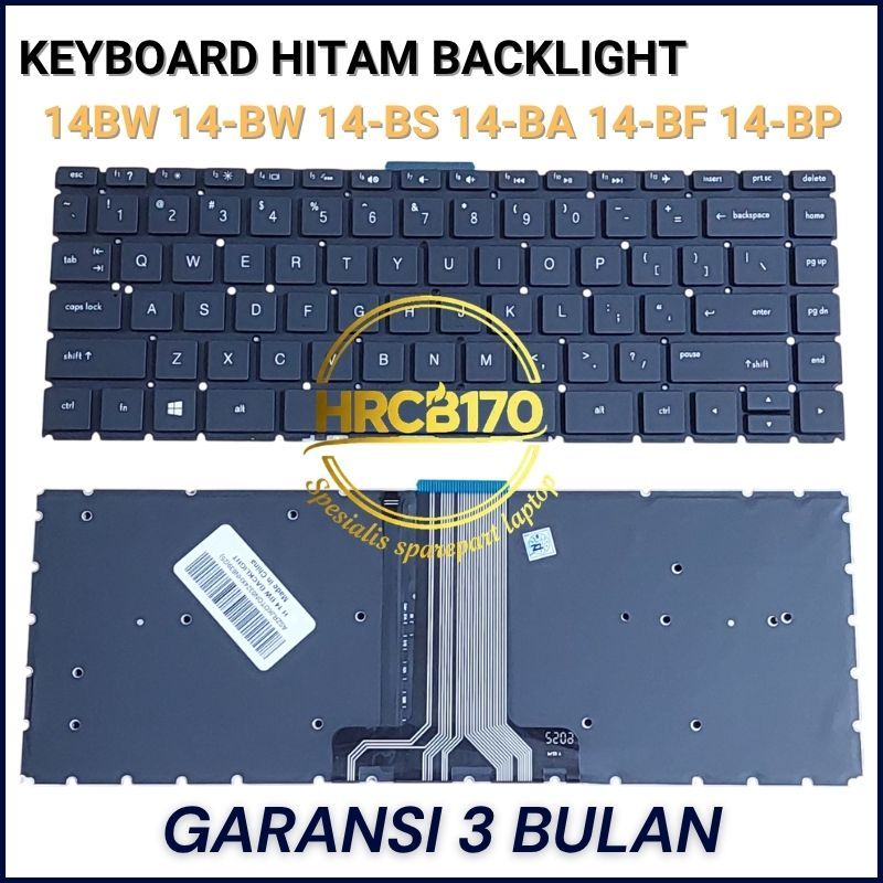 Keyboard HP 14-bs711TU 14-bs712TU 14-bs718TU 14-bs719TU 14-bs720TU Backlight -HRCB