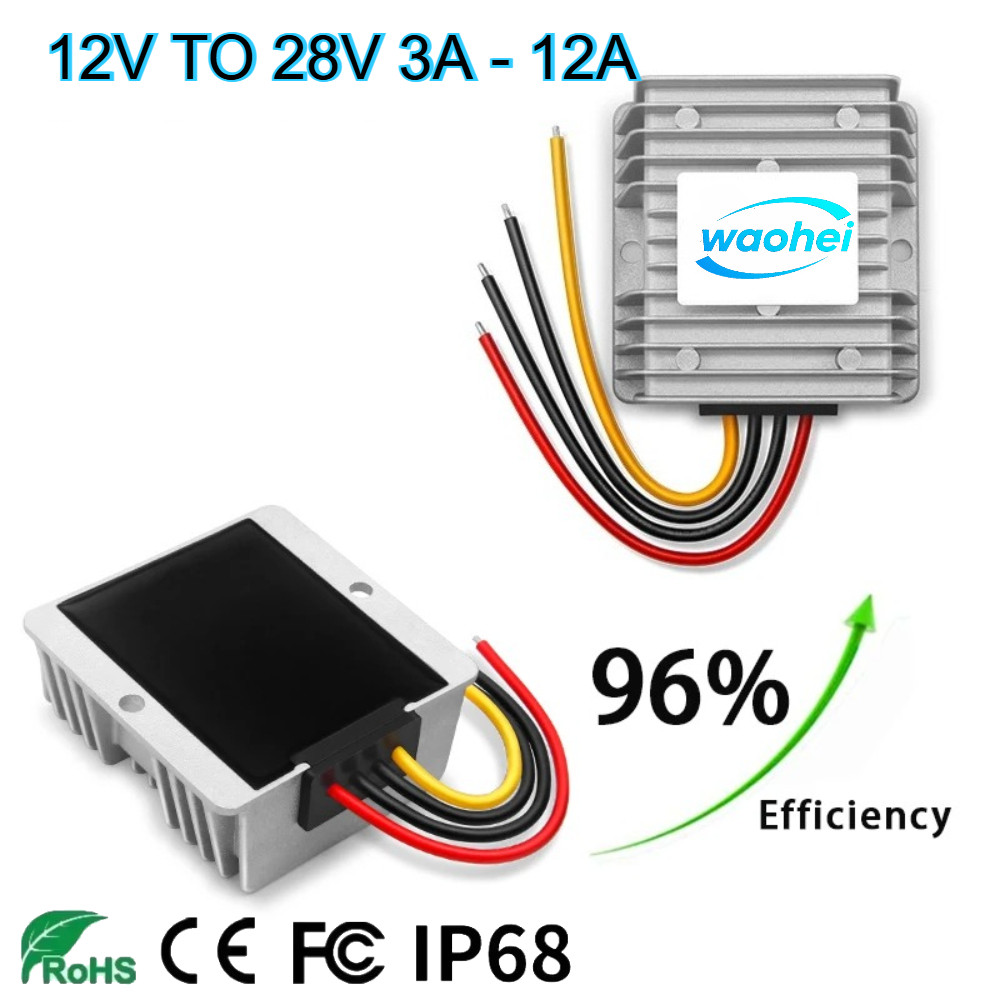 DC DC Converter 12V to 28V 3A 5A 8A 10A 12A  Boost Stabilizer Voltage Regulator Step Up Power Transf