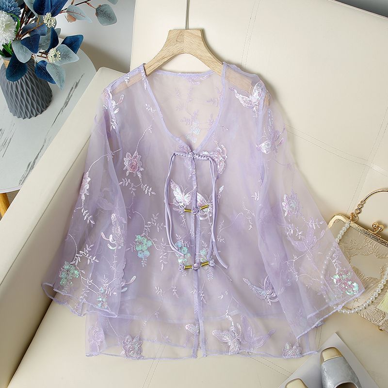 Atasan industri berat kancing ringan wanita jaket Cina baru