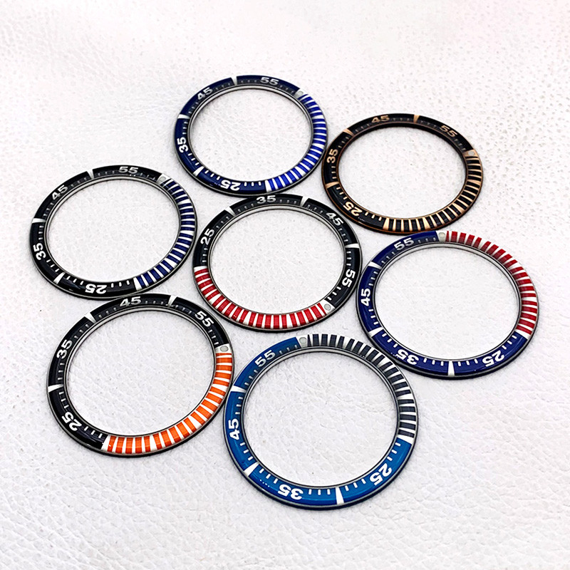 Mod 41*32mm Resin Bezel ert Ring Fits Samurai Series Water Ghost SRPF79K1 LX SNR025 Wat Case Replace