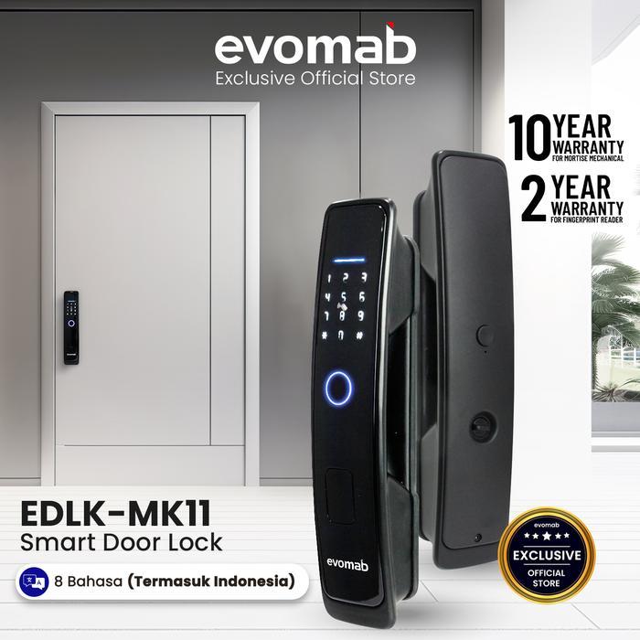 evomab Smart Door Lock Kunci Pintu Digital Fingerprint EDLK-MK11