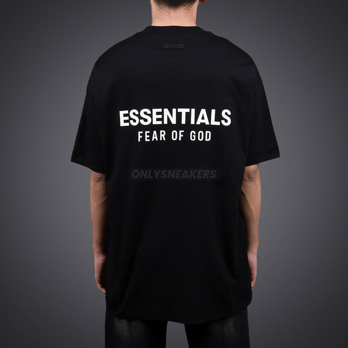 (COD) ESSENTIALS JERSEY CREWNECK BLACK TEE - L