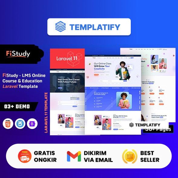 FiStudy - LMS Online Course & Education Laravel Template Other Education Website