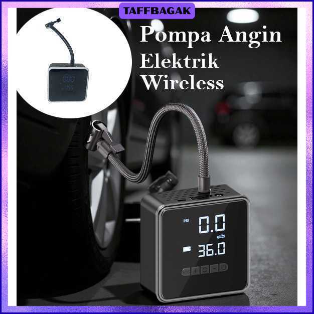 Pompa Ban Elektrik Portable Air Compressor 150PSI 6000mAh - PR-718