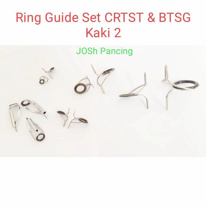 ring guide set kaki 2 mamarit marit joran laut lengkap cincin torzite