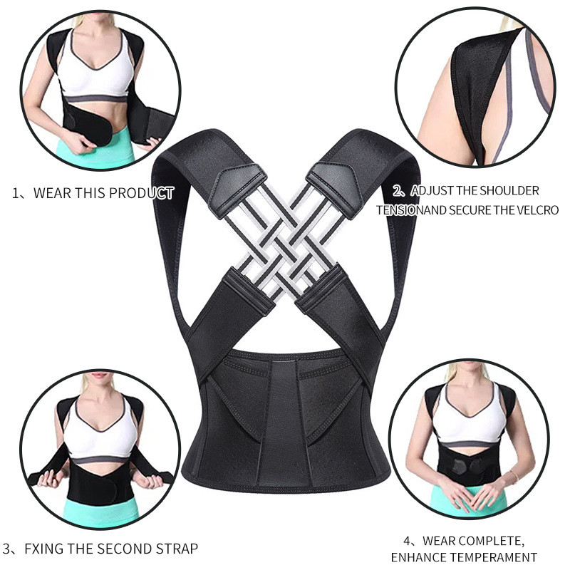 Anti-hunback Posture Corrector Adult Form Back Corrector with Spine Sitting Posture Corrector Back P