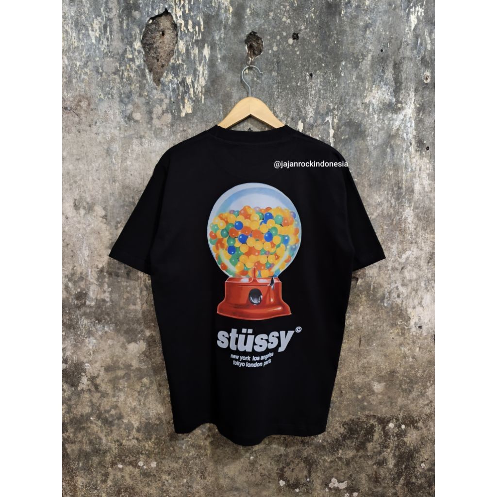 New 12.12 KAOS ST*SYY GUMBAL BLACK TEE Kaos pria brended