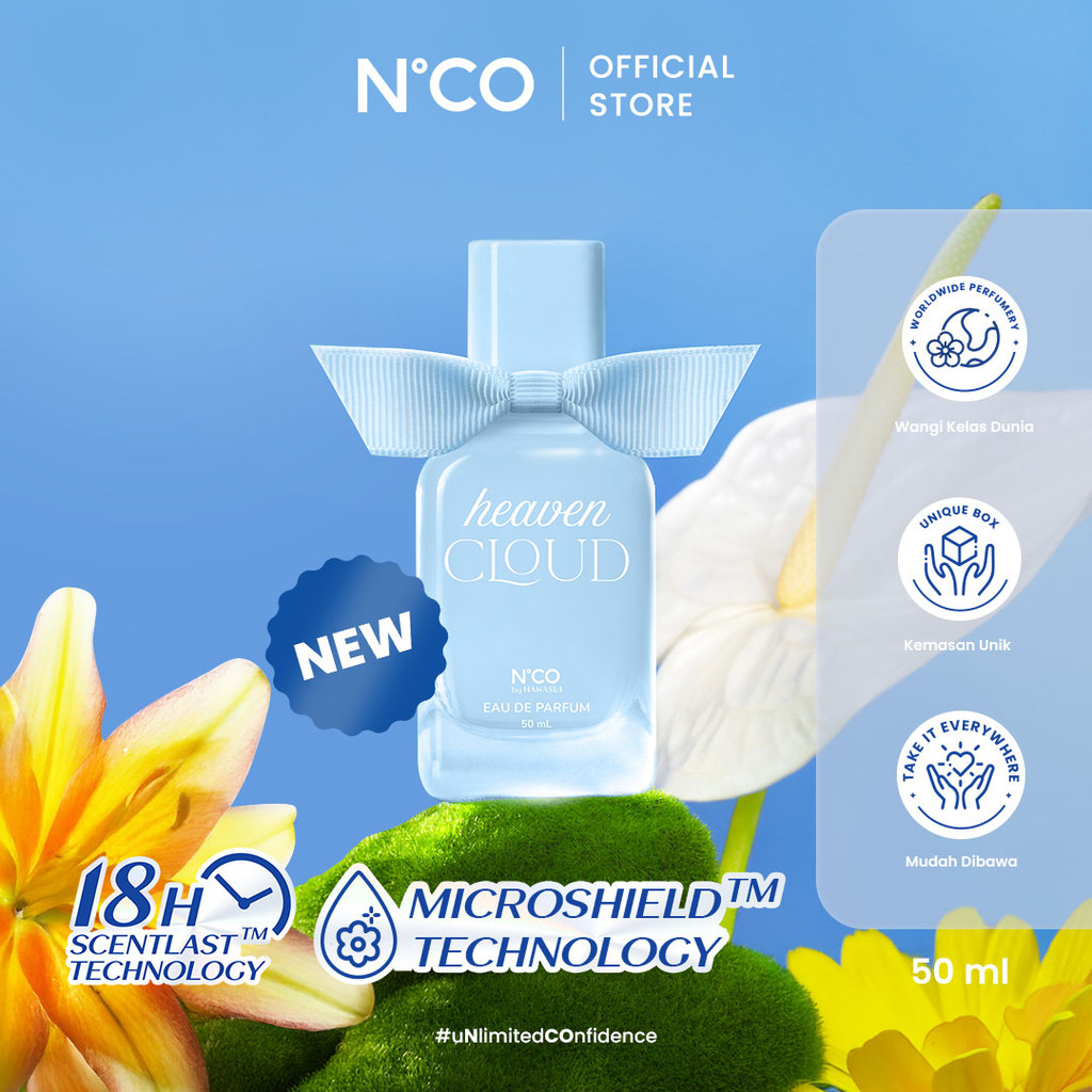 NCO Heaven Cloud EDP - Eau De Perfume Parfum Wanita Wangi Tahan Lama 50ml