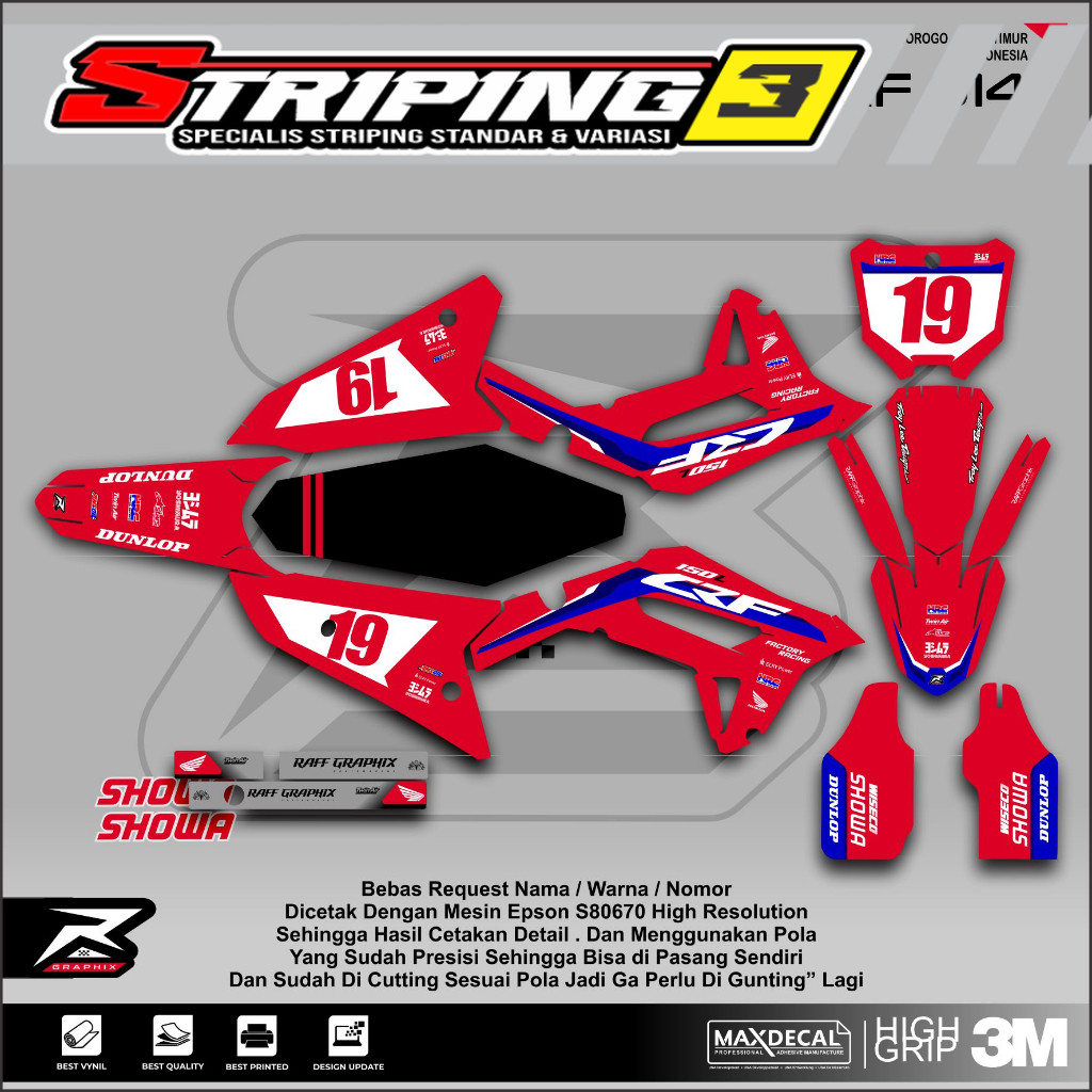 Decal Crf 150 Body Crf 450 /decal Crf Boy 450 New /decal Crf 450 Supermoto