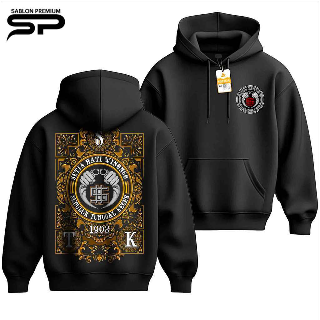 Jaket Hoodie SH Winongo 1903 STK Madiun - Kaos Silat PSHW TM  Setia Hati Winongo