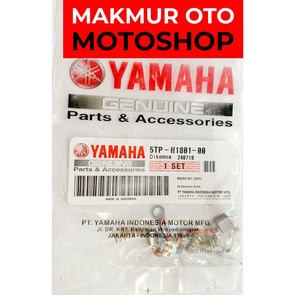1 set Arang Starter 5TP Cool Booster – Carbon Brush Dinamo Starter Yamaha Jupiter Vega Mio Vixion Fi