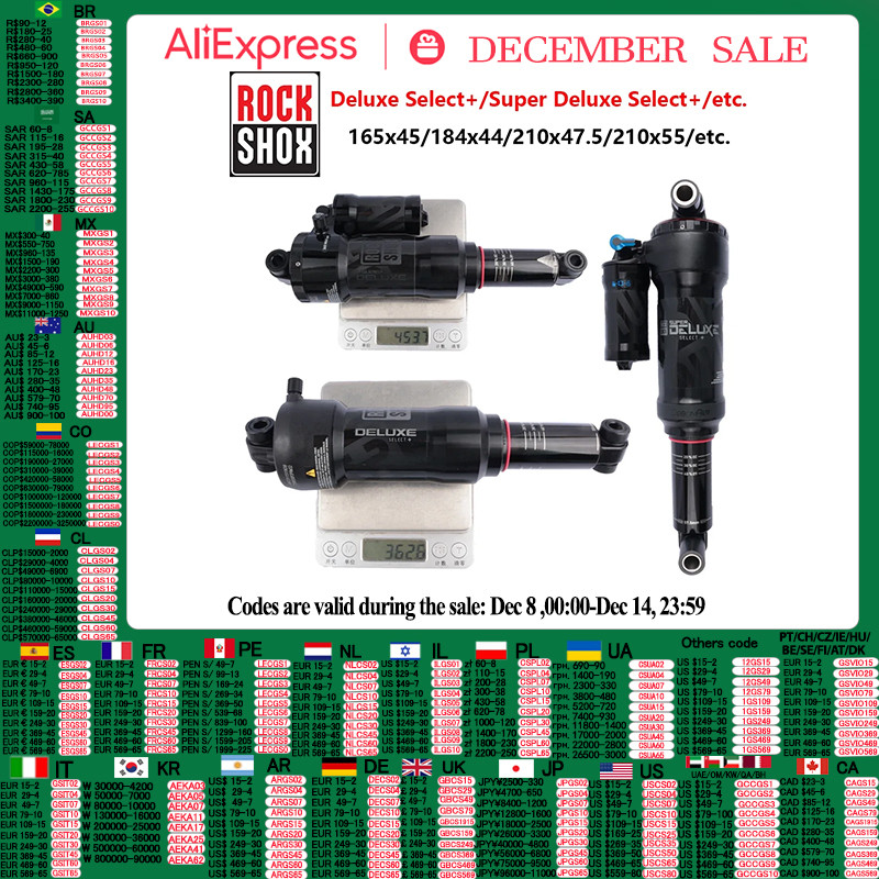 ROCKSHOX Super Deluxe Ultimate/Select+ Bicycle Rear Shock Absorber MTB Downhill Soft Tail Bike Rear 