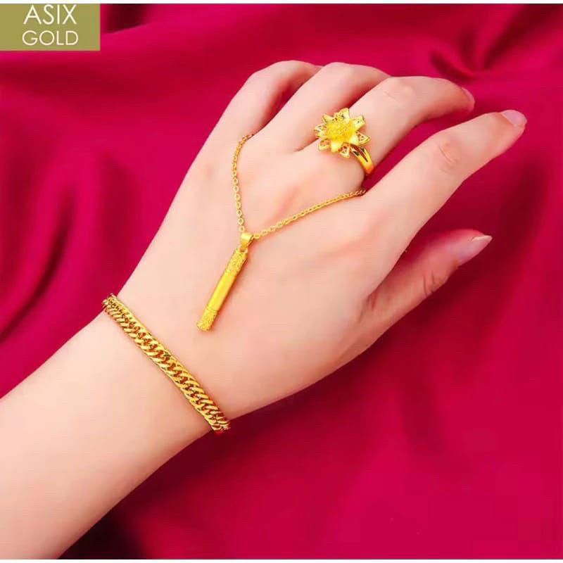 SET PERHIASAN TITANIUM RANTE KENDARI CANTIK 01