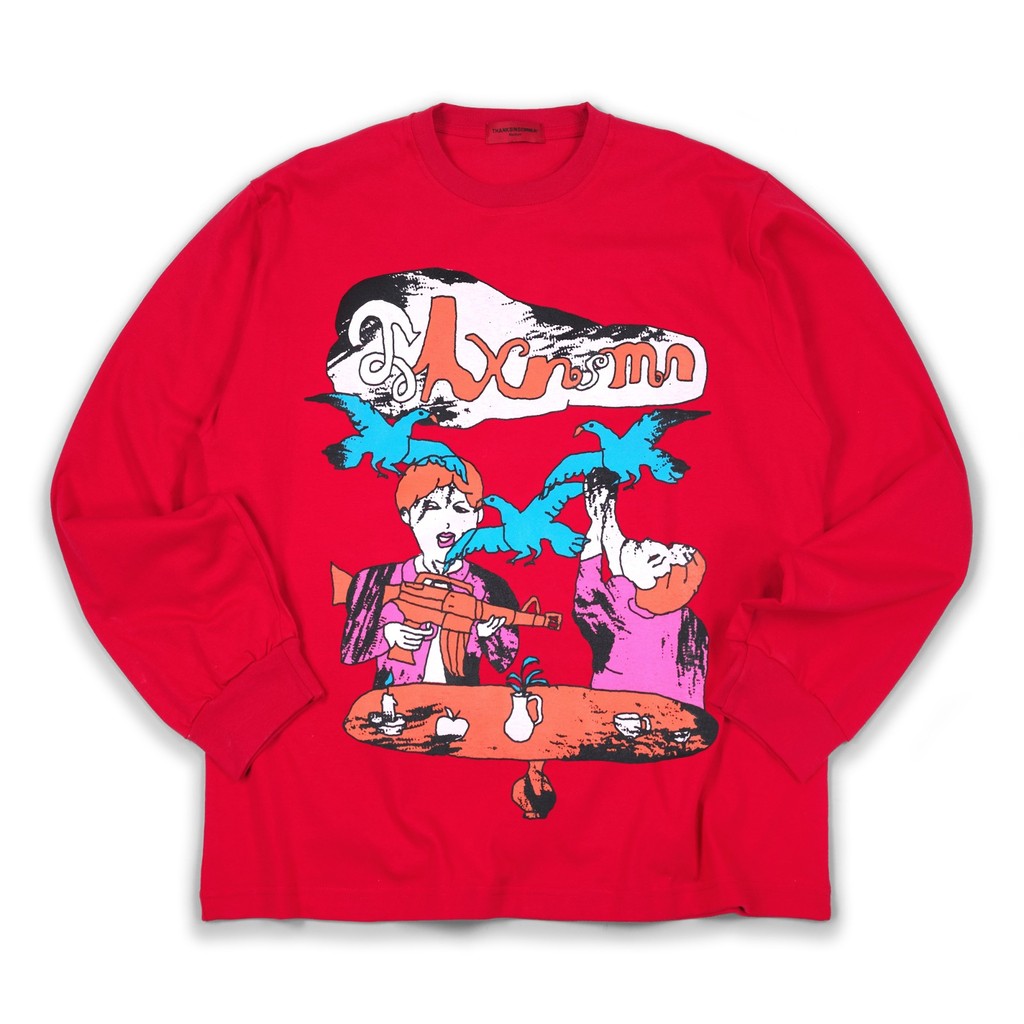 Longsleeve Travella Red Thanksinsomnia