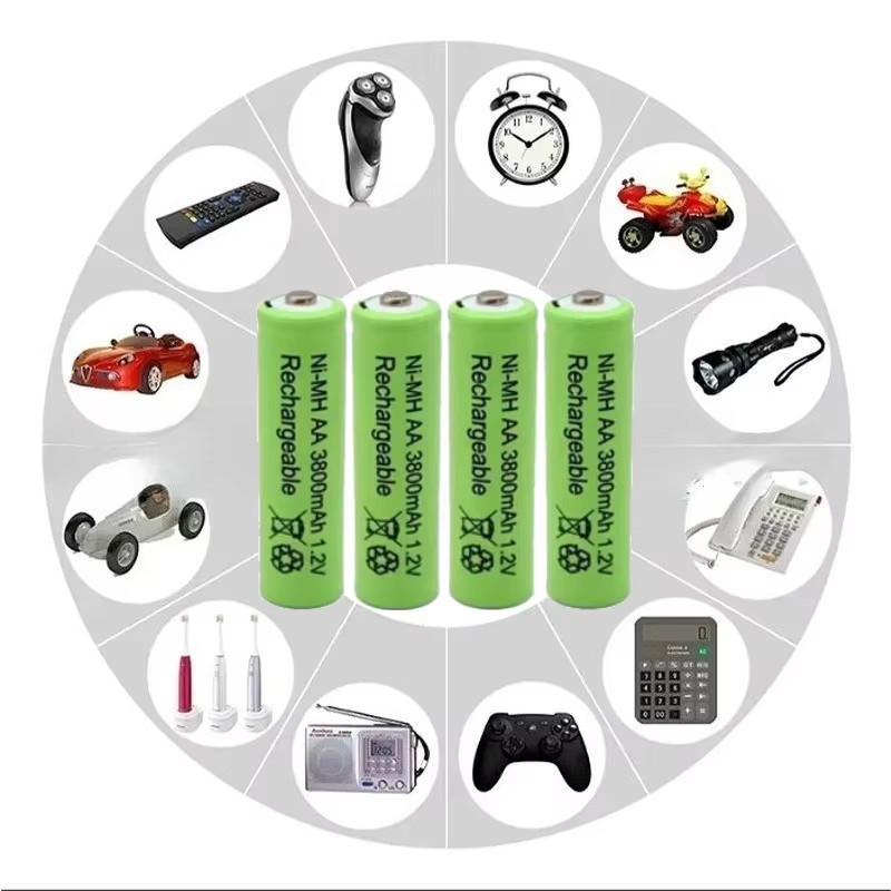 Fourclub_ Battery 18650A+Charger 3800Mah Baterai Isi Ulang Aa1.5V / Aaa1.5V Batterai Charger 18650