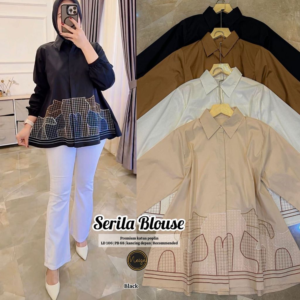 1405    SERILA BLOUSE  FASHION  by MeiSa