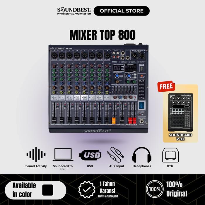 MIXER AUDIO SOUNDBEST TOP 800